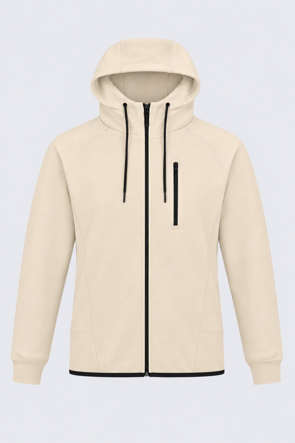 Mens Regular Fit Beige Cotton Blend Jacket - Image 7