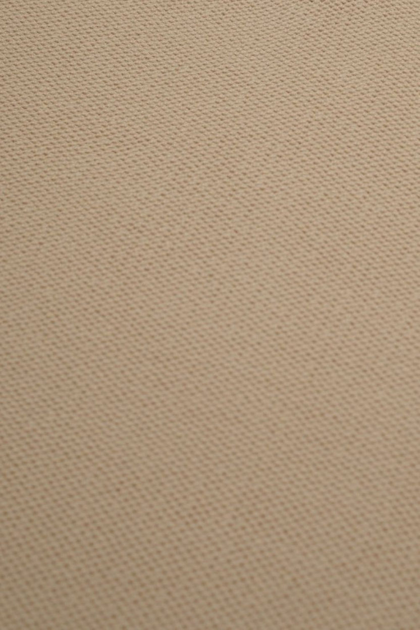 Mens Regular Fit Beige Cotton Blend T-Shirt - Image 8