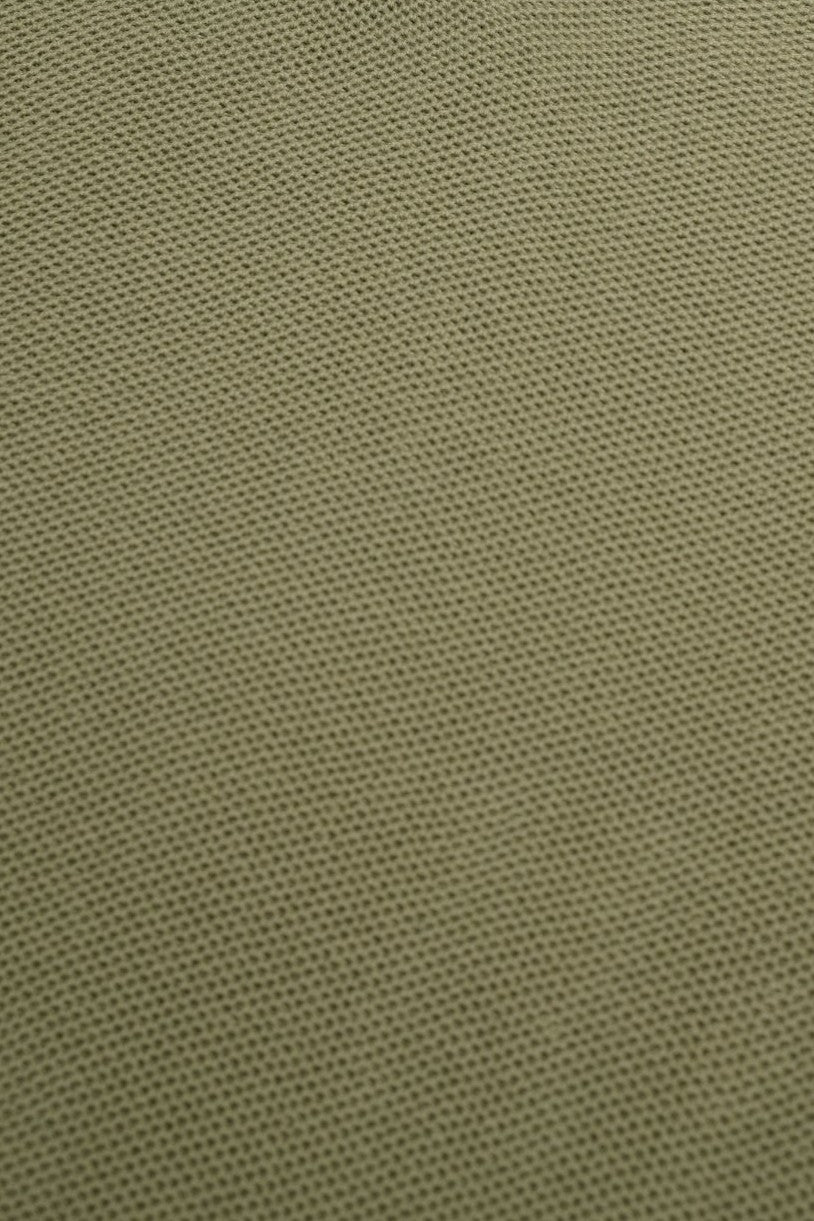Mens Regular Fit Olive Cotton Blend T-Shirt - Image 8
