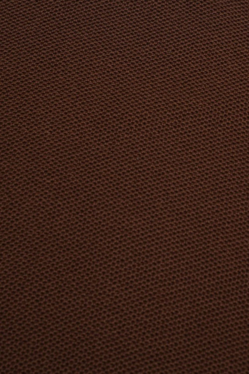 Mens Regular Fit Brown Cotton Blend T-Shirt - Image 8