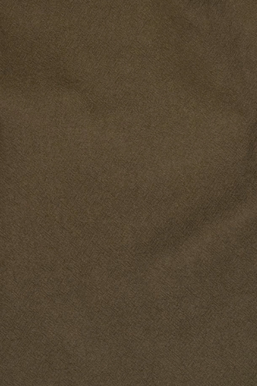 Mens Regular Fit Olive Solid Trouser With 3 Pocket - Image 8