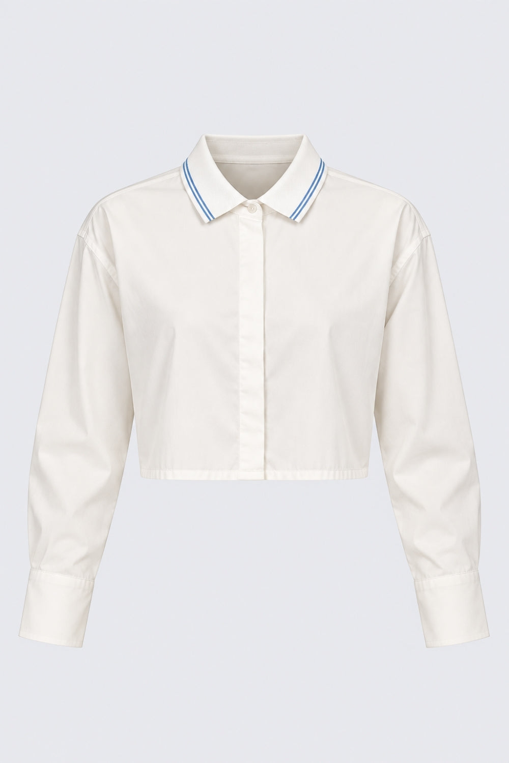 Womens White Essential Wear Boxy Fit Shirt - Image 7