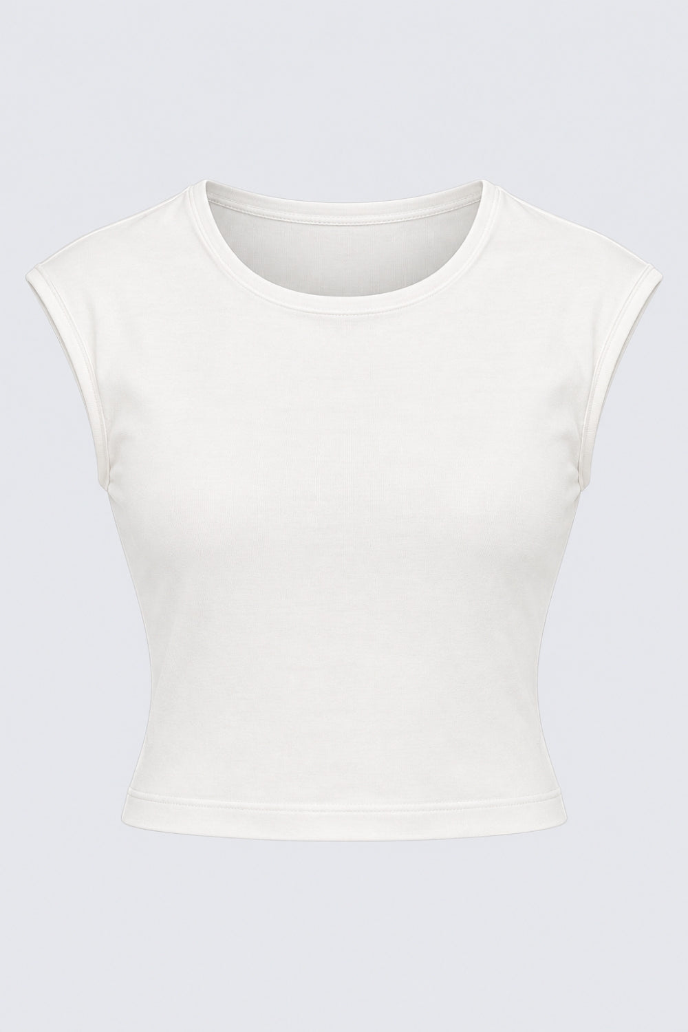 Womens White Essential Wear Regular Fit T-Shirt - Image 7