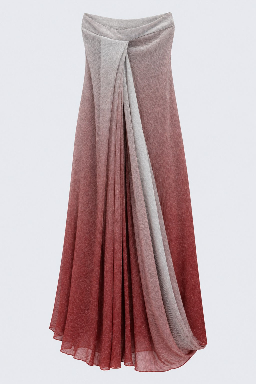 Womens Silver Draped Fit Sari - Image 7