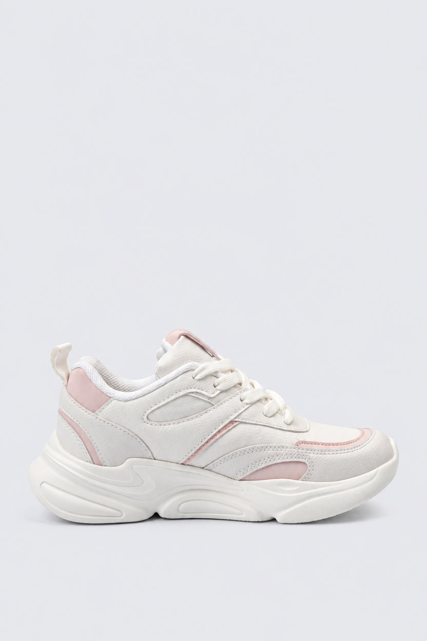 Womens Pink Sneaker - Image 2