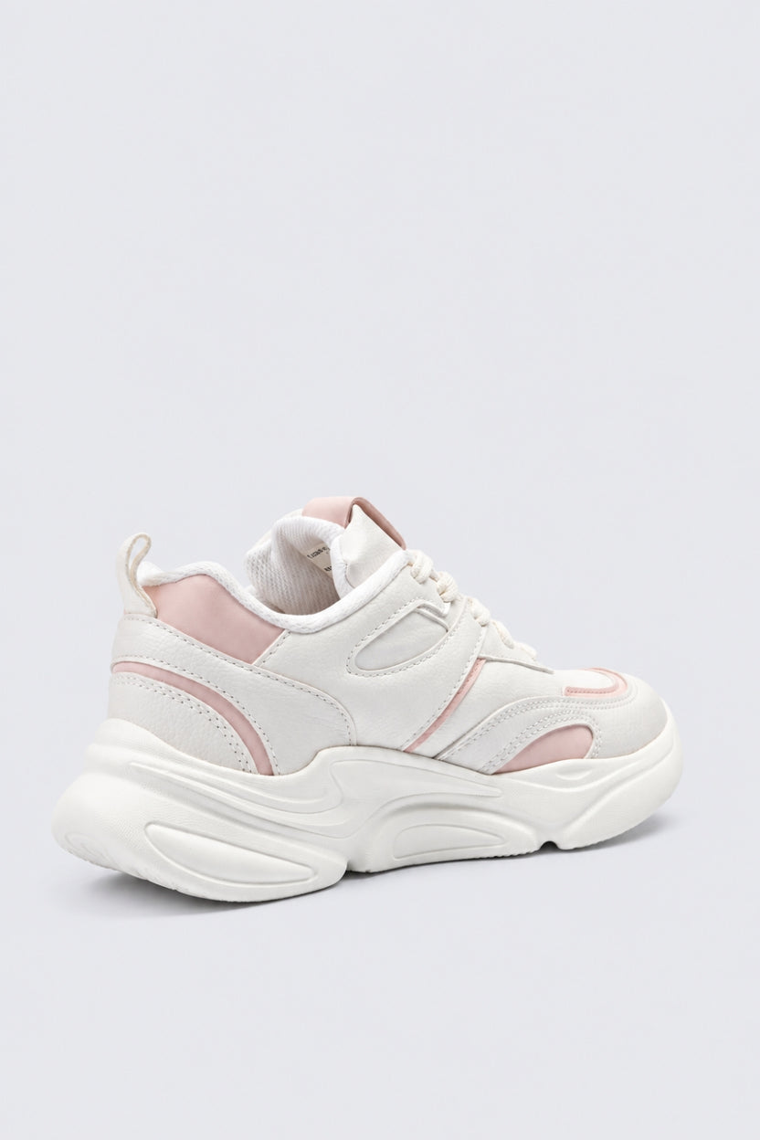 Womens Pink Sneaker - Image 3