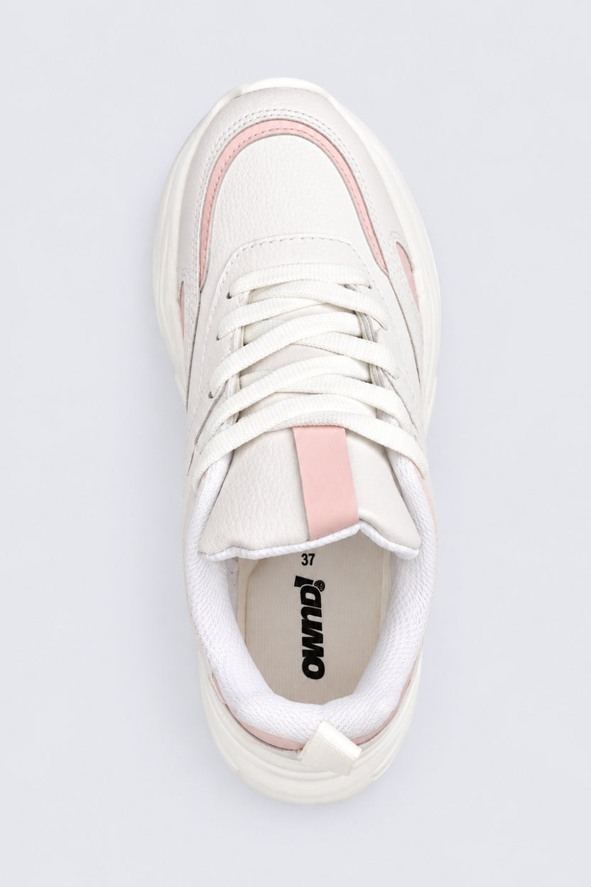 Womens Pink Sneaker - Image 4