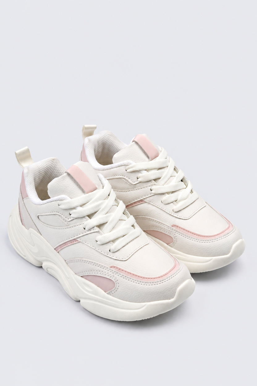 Womens Pink Sneaker - Image 7