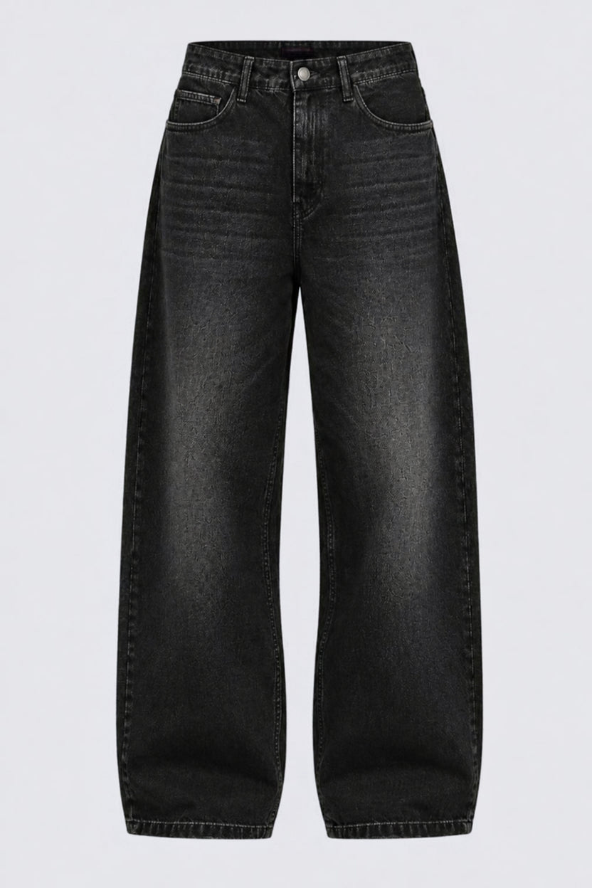 Mens Baggy Fit Black Jeans With 5 Pocket - Image 7