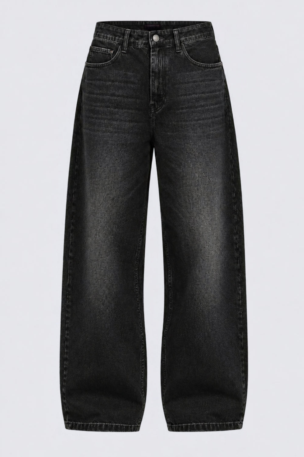 Mens Baggy Fit Black Jeans With 5 Pocket - Image 7