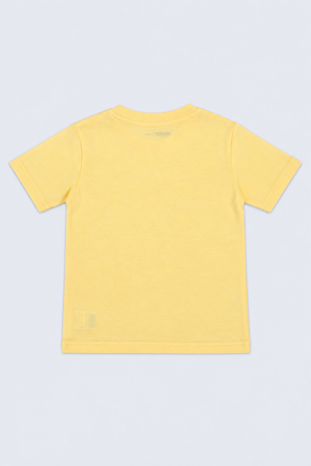 Boys Yellow Number Printed T-Shirt With Shorts Set - Image 3