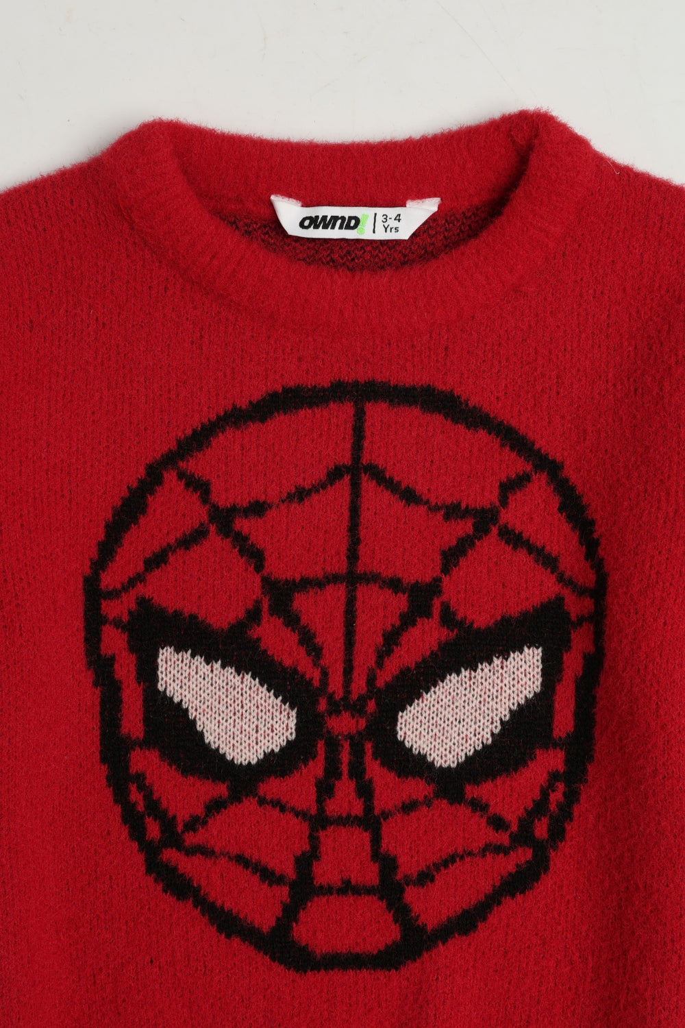 Boys Red Spider Graphic Sweater - Image 5