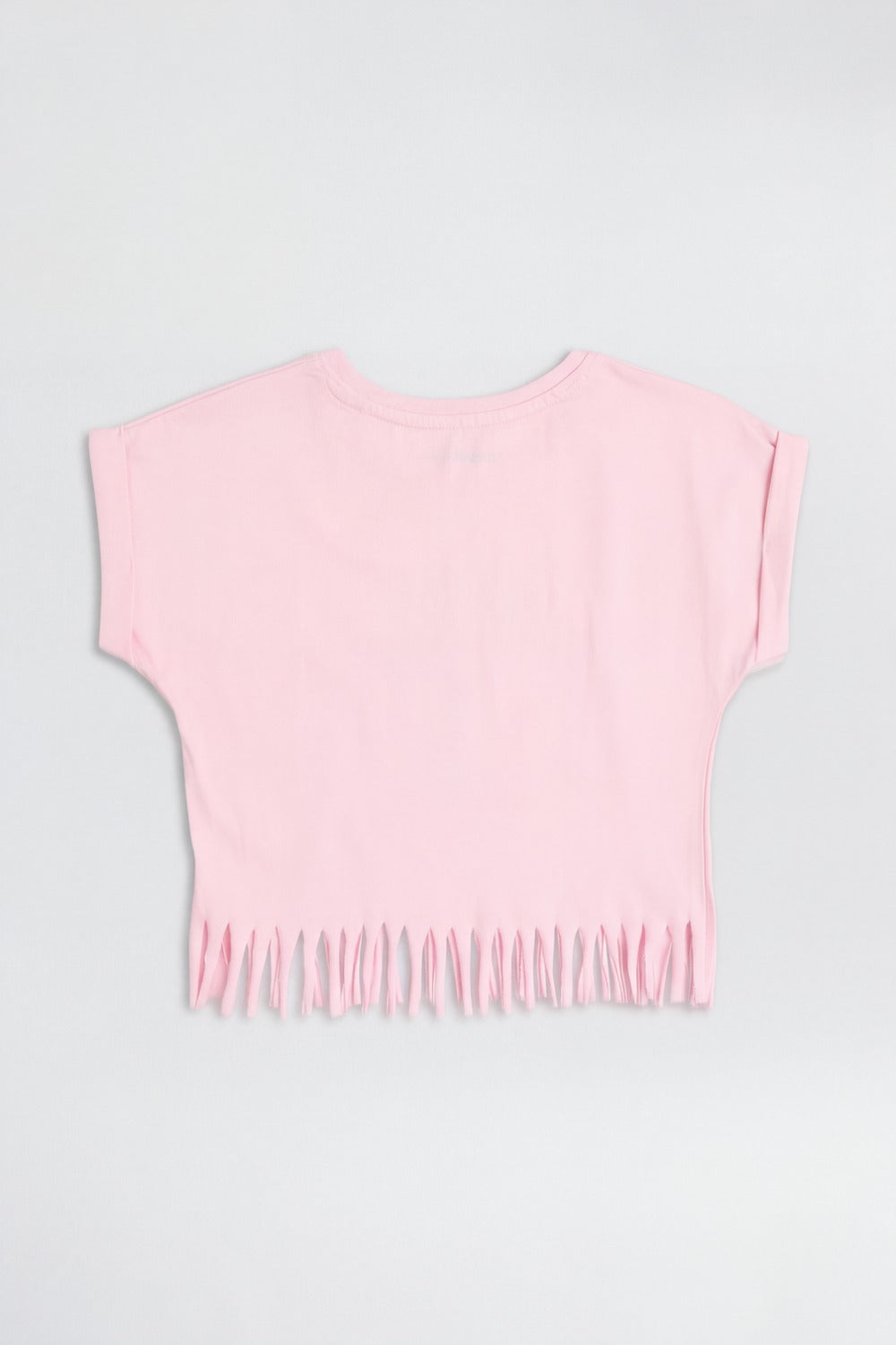 Girls Baby Pink Stitch Print Night Suit - Image 3