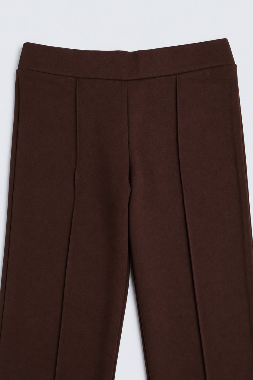 Tweens Girls Brown Flared Pant - Image 5