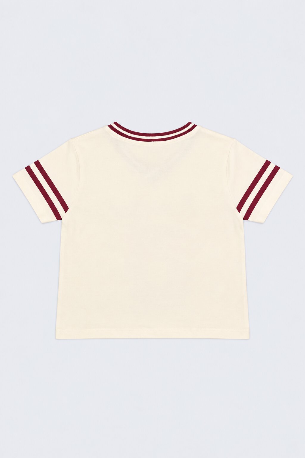 Tweens Girl Maroon Printed T-Shirt With Pant Set - Image 3