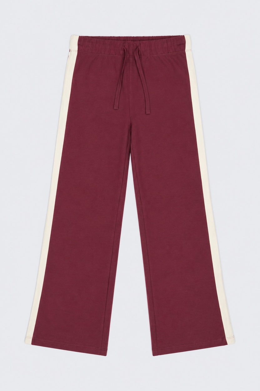 Tweens Girl Maroon Printed T-Shirt With Pant Set - Image 5