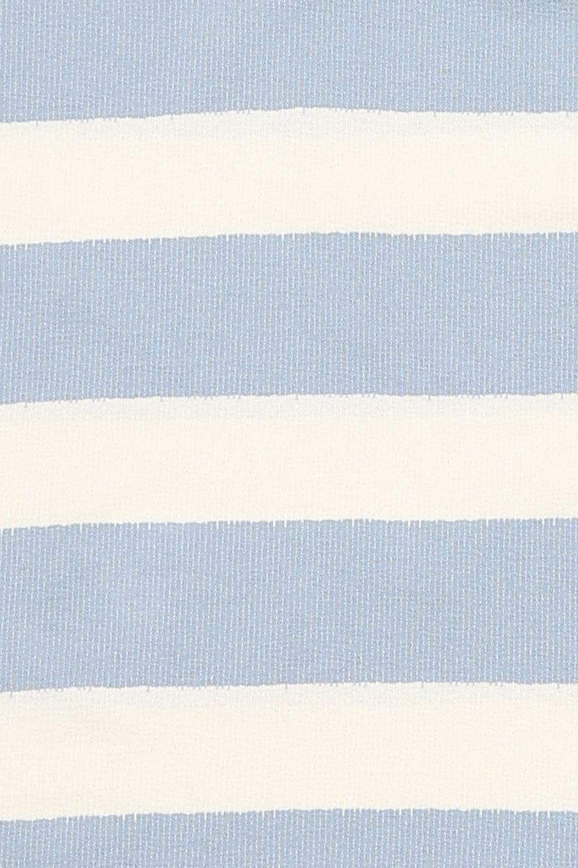 Mens Regular Fit Light Blue Striped Sweatshirt - Image 6