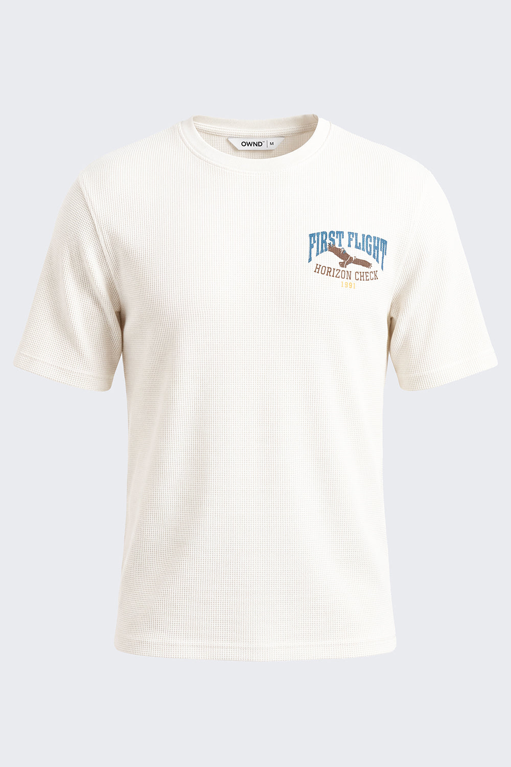 Mens Off-White Graphic Back Printed T-Shirt - Image 7