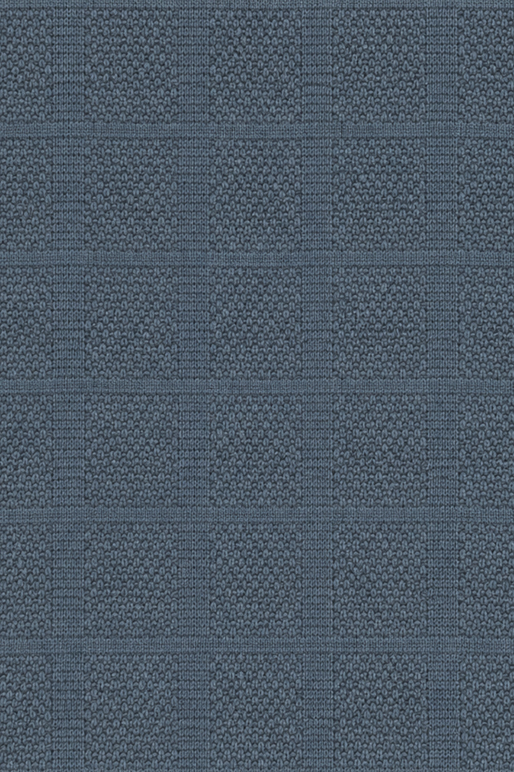 Mens Blue Textured Polo T-Shirt - Image 8