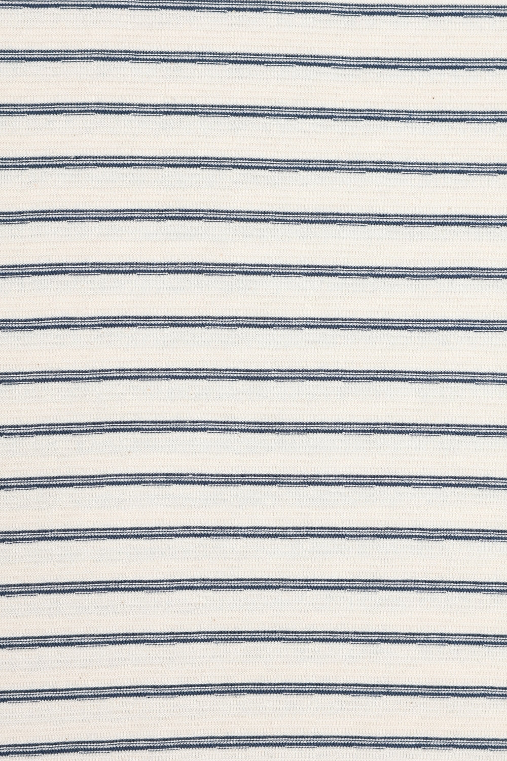 Mens White Striped Crew Neck T-Shirt - Image 8