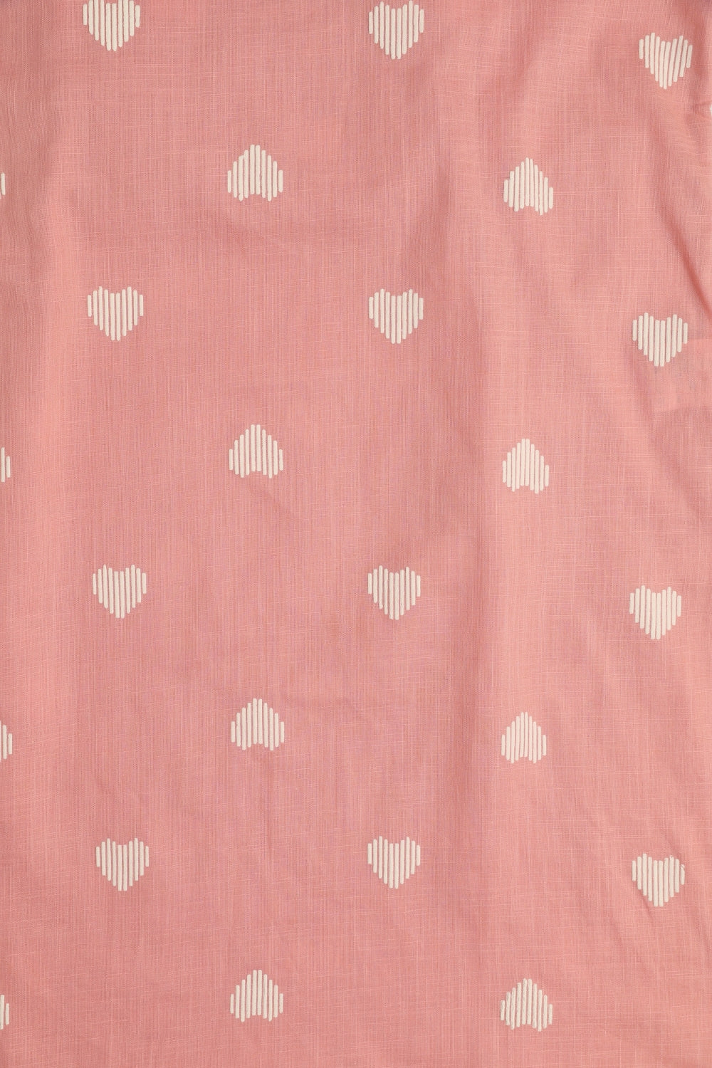 Womens Pink Heart Print Cotton Tunic - Image 7