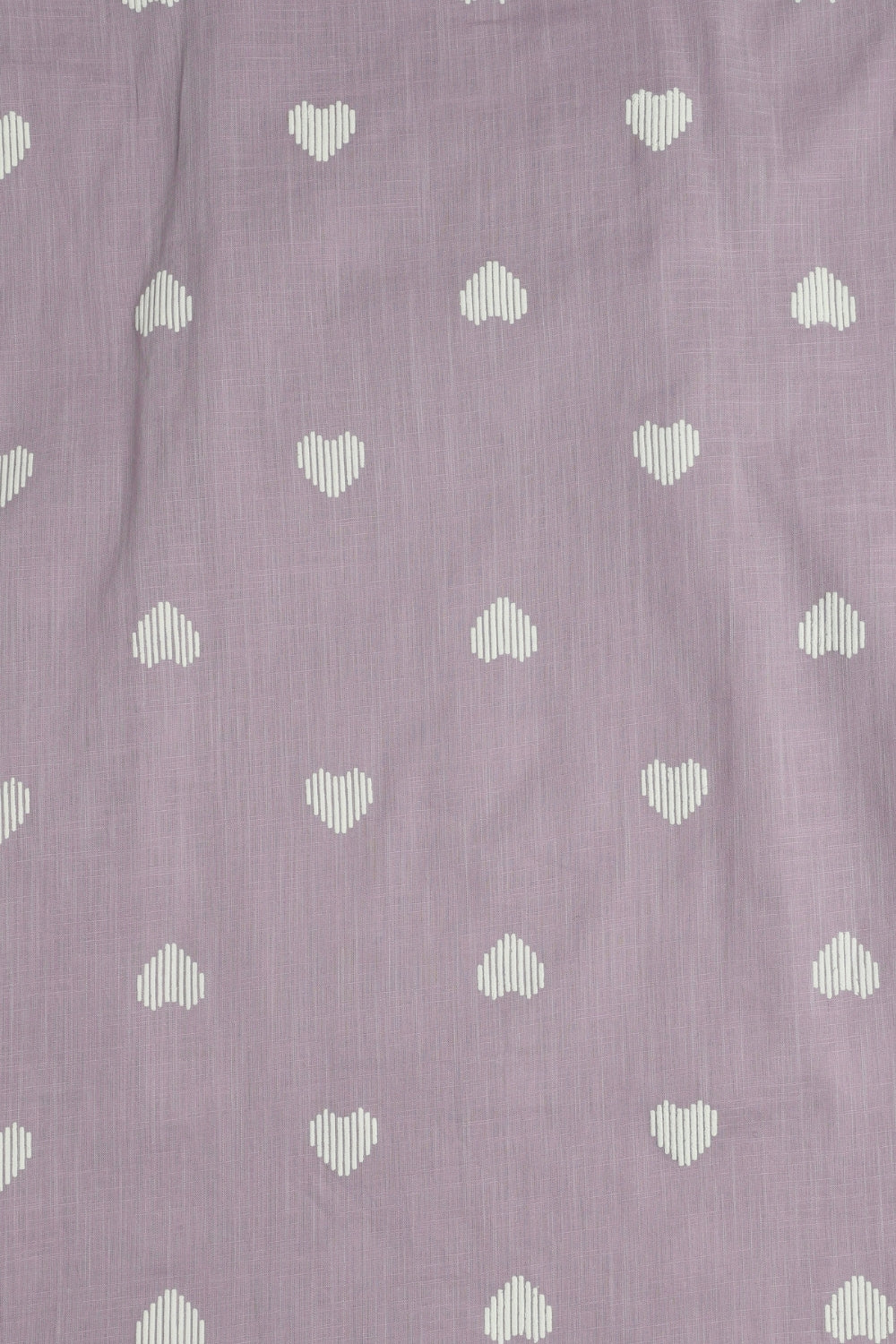 Womens Lilac Heart Print Cotton Tunic - Image 5