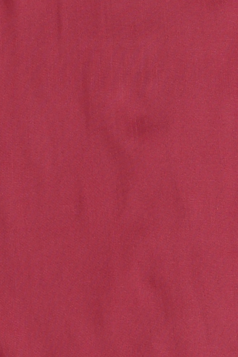 Womens Red Embroidered Tie Neck Top - Image 8