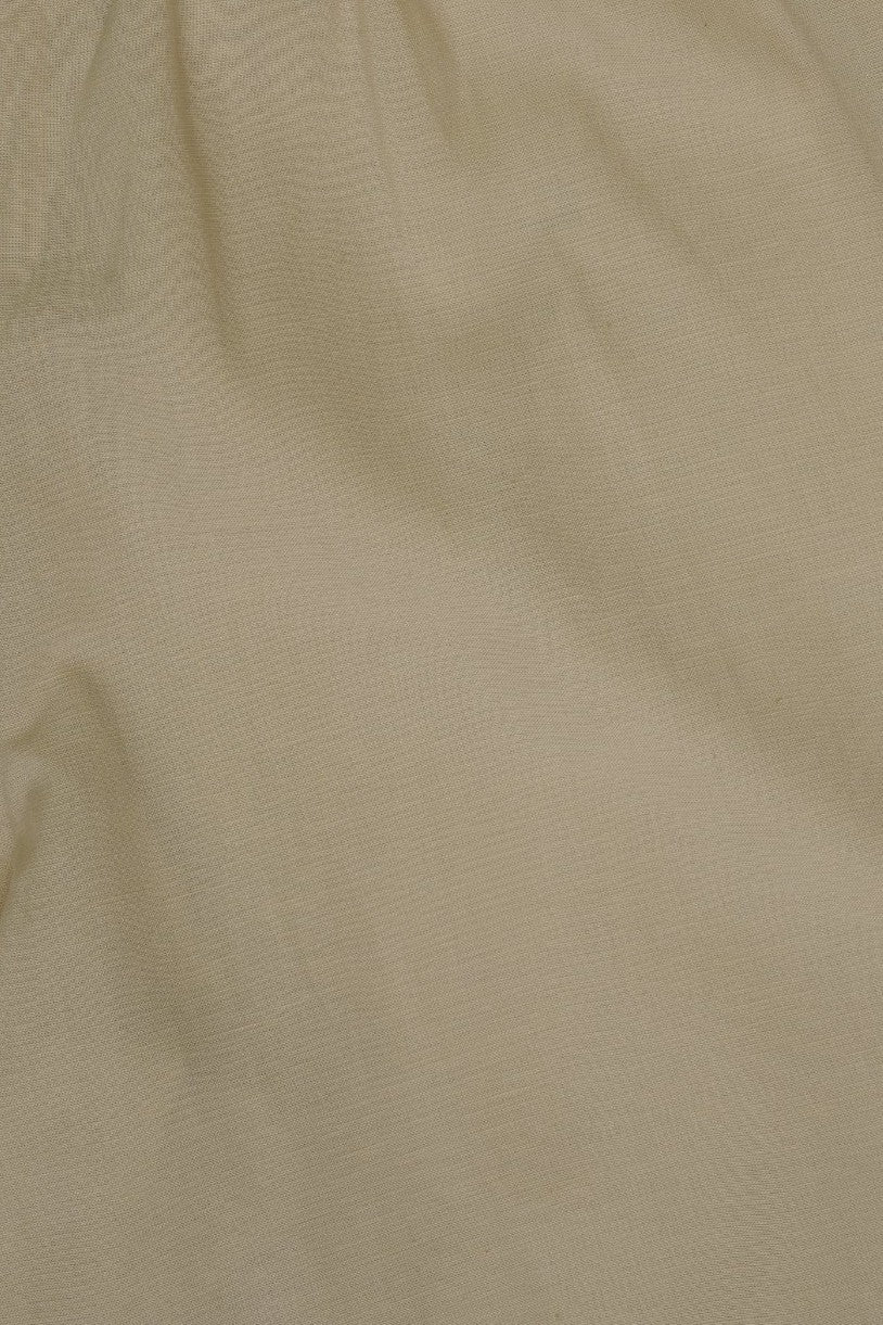 Womens Wide Leg Viscose Cream Solid Pant - Image 8