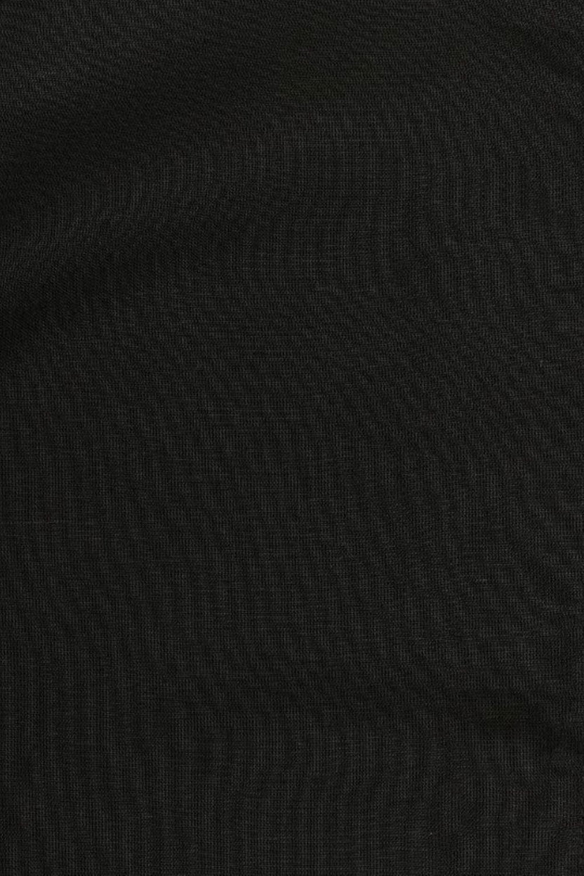 Womens Black Embroidered Button Down Shirt - Image 8