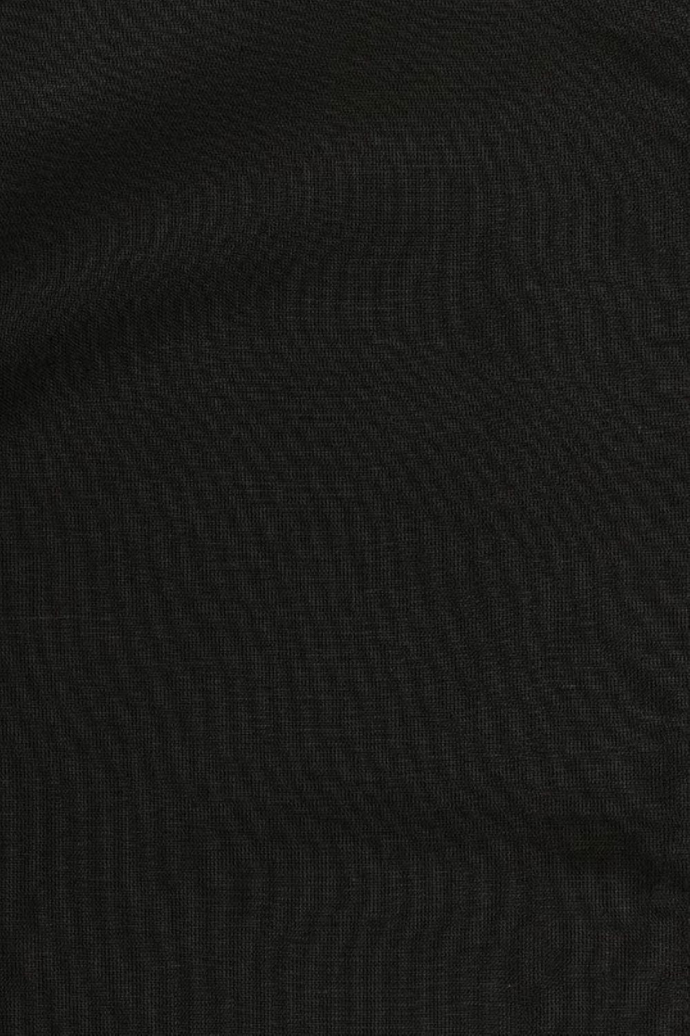 Womens Black Embroidered Button Down Shirt - Image 8
