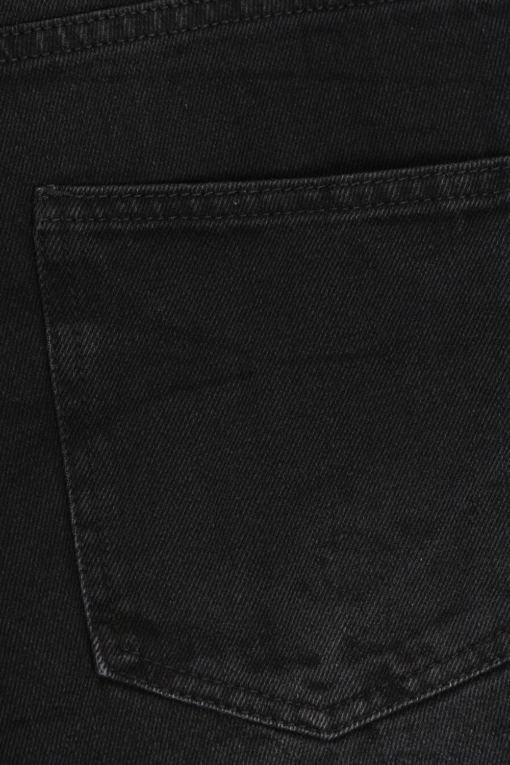 Mens Regular Fit Charcoal Crinkle Wash Jeans - Image 8