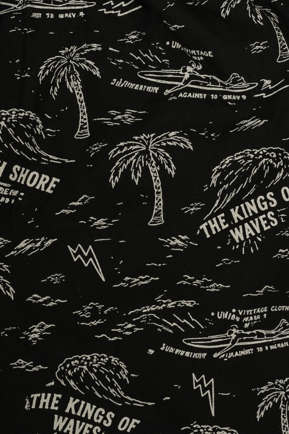 Mens Black Tropical Print Boxer - Image 8