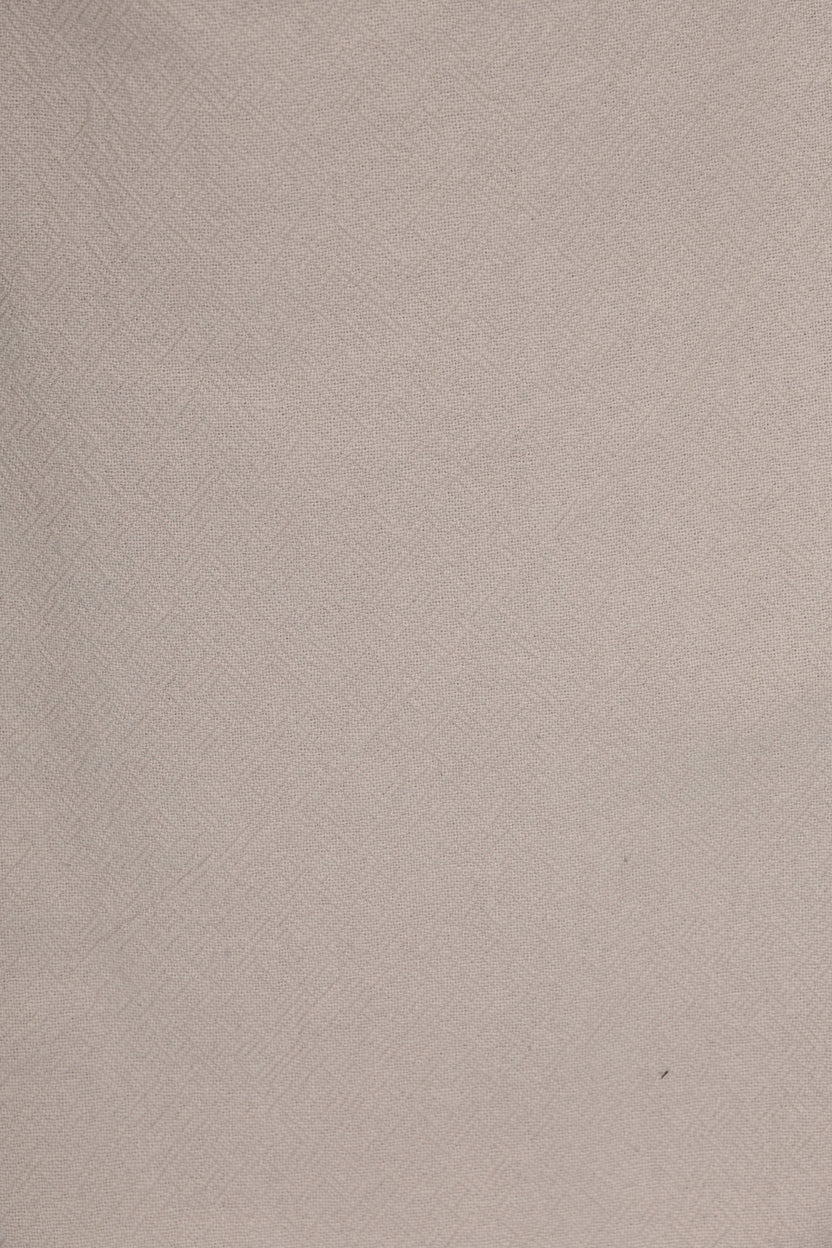 Mens Solid Cream Regular Fit Drawstring Trouser - Image 8