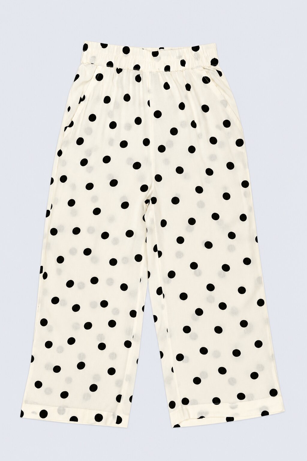 Girls Off White Polka Dot Co-Ord Set - Image 5