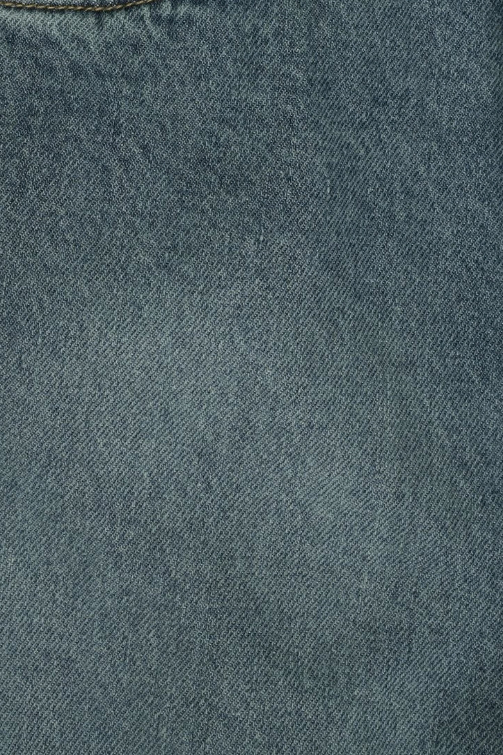 Mens Charcoal Washed Regular Fit Jeans - Image 8