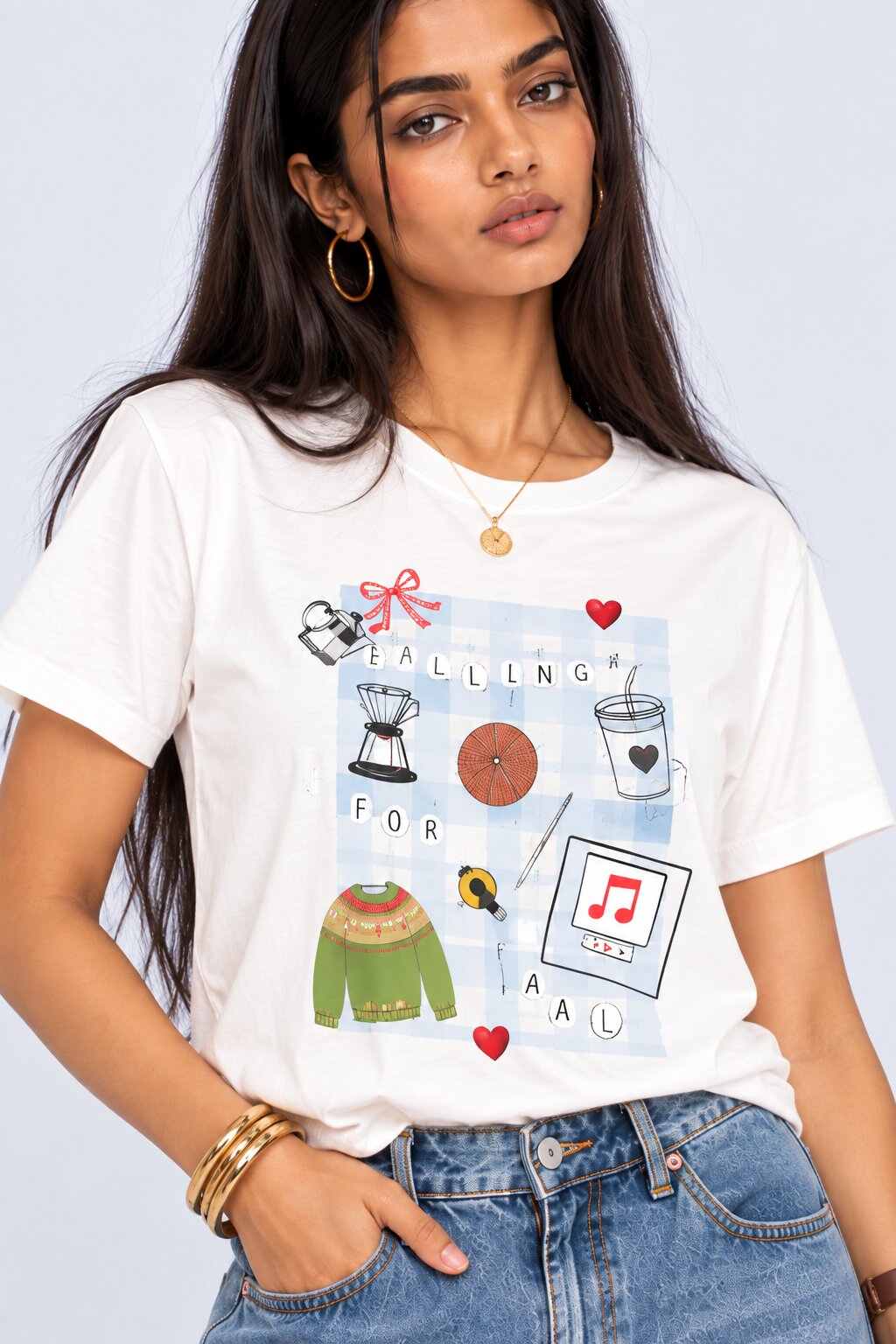 Womens Relaxed Fit Graphic Print T-Shirt - Image 3