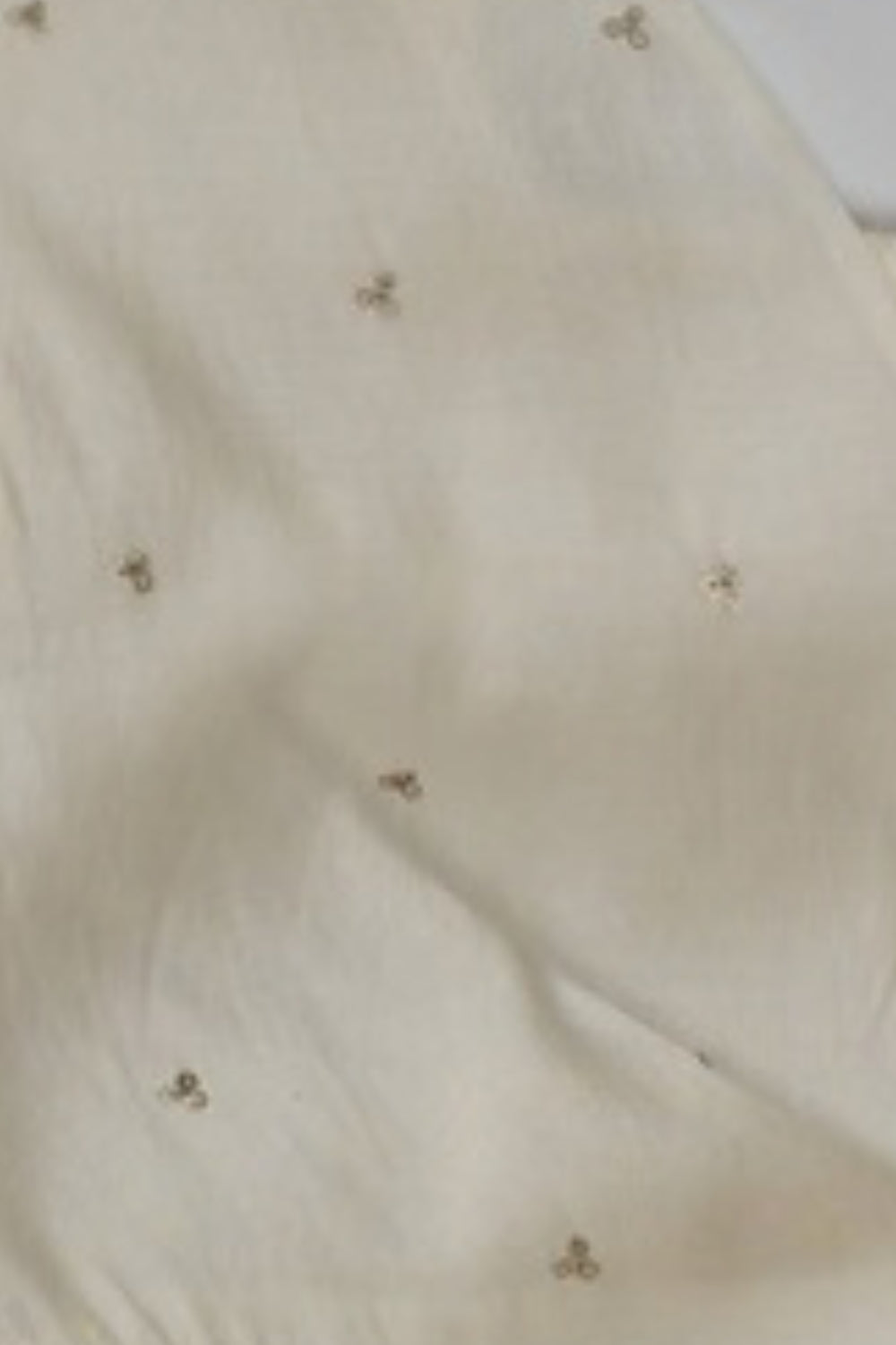 Womens Off White Ditsy Twist Front Crop Top - Image 8