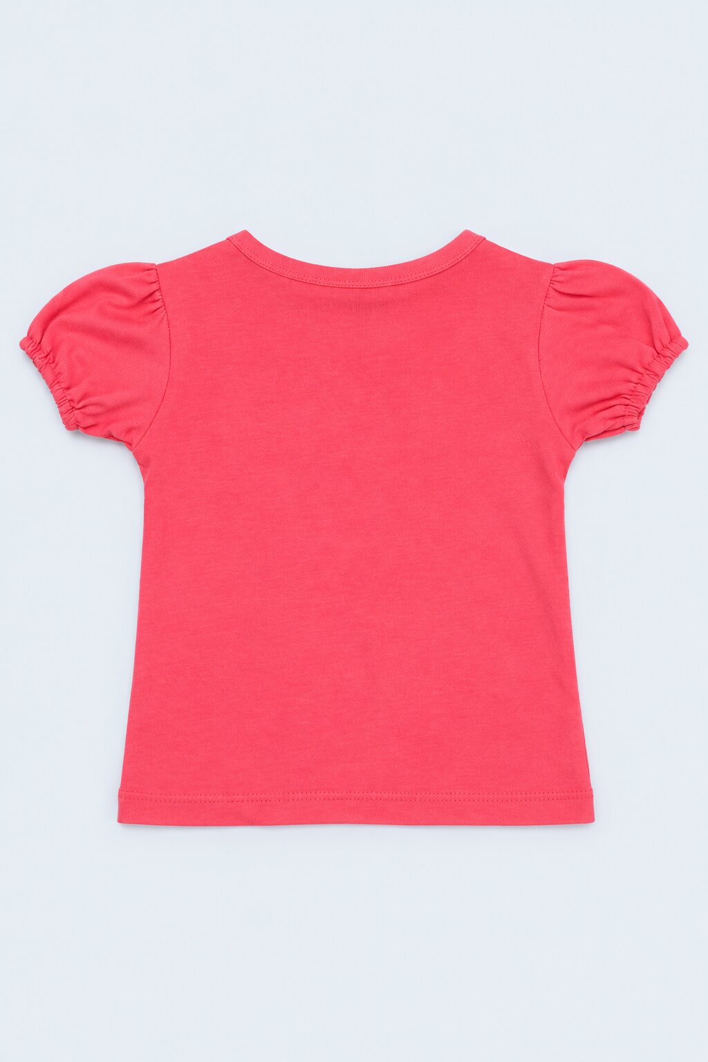 Infant Girls Pink and Red Bunny Printed Pack of 2 T-Shirts - Image 3