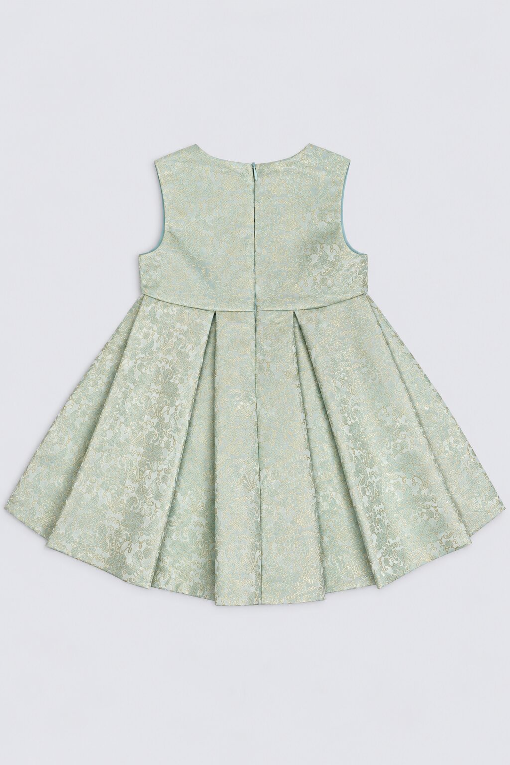Girls Paisley Print Fit & Flare Dress - Image 3