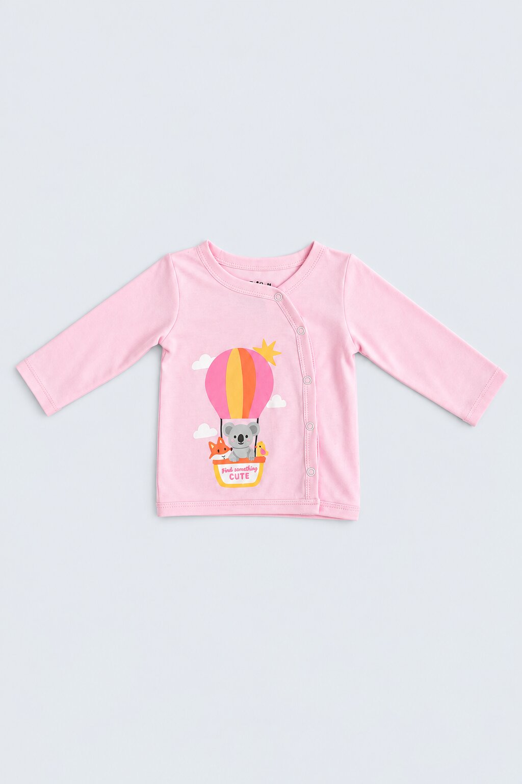Infant Girls Pink Koala Balloon Print Co-ord Set - Image 2