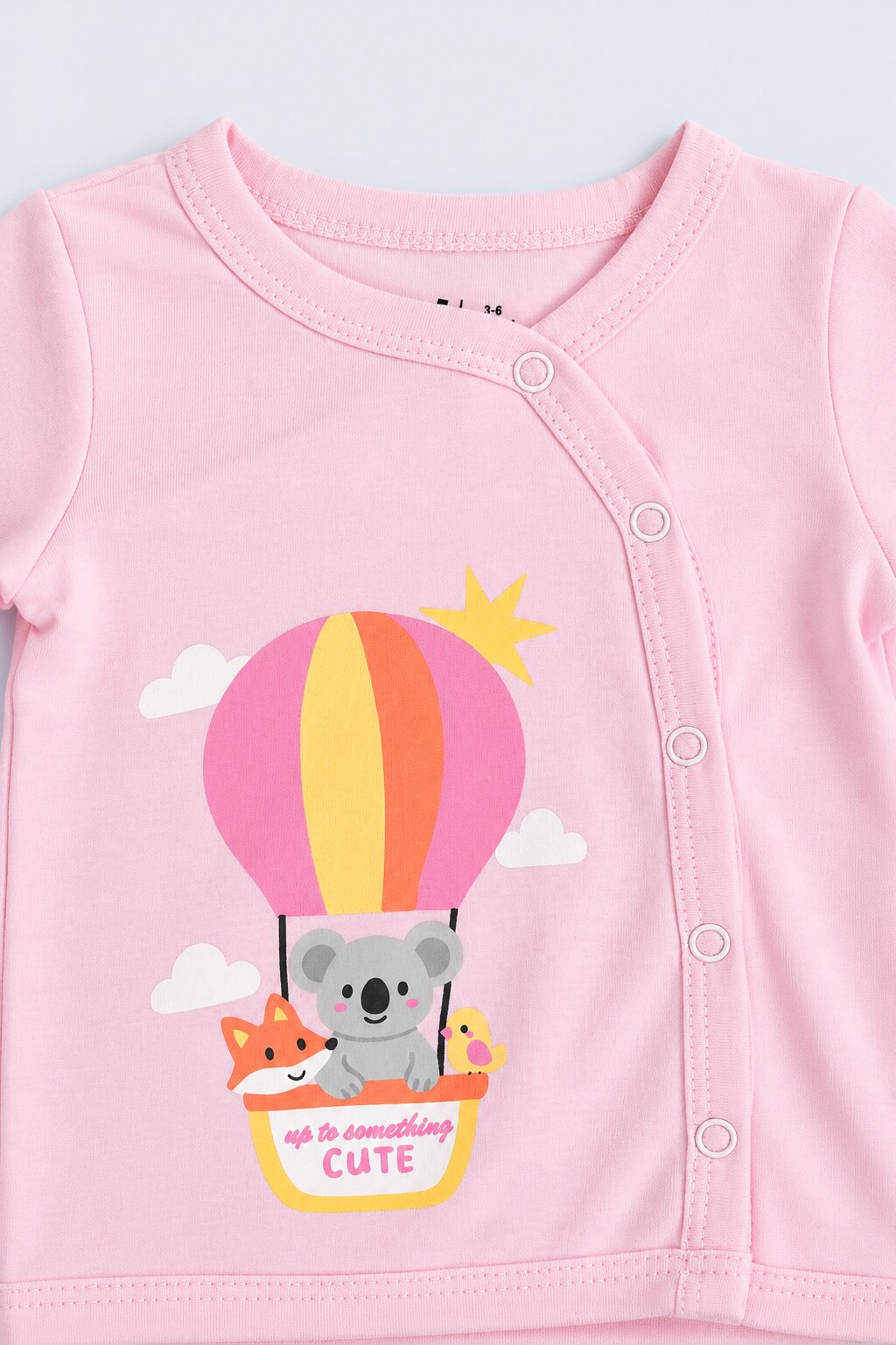Infant Girls Pink Koala Balloon Print Co-ord Set - Image 7