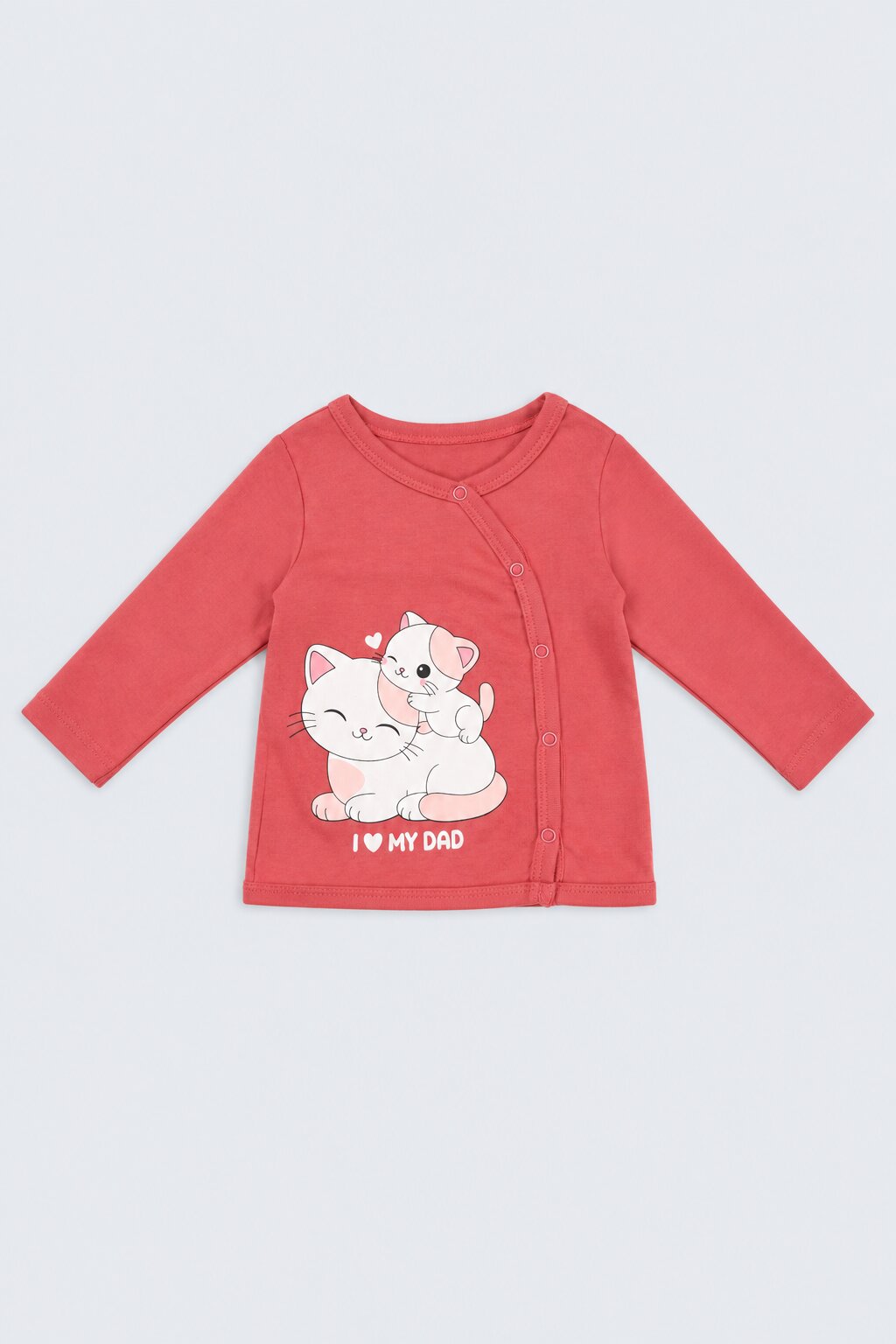 Infant Girls Red Kitty Print Co-ord Set - Image 2