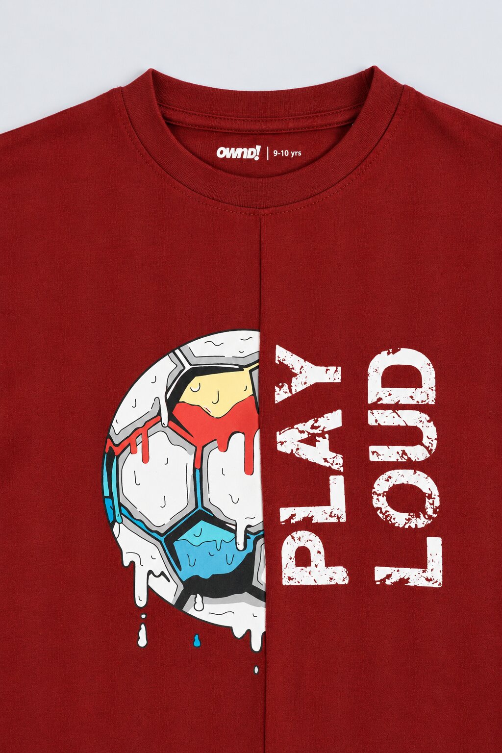 Tweens Boys Play Loud Soccer Graphic T-Shirt - Image 5