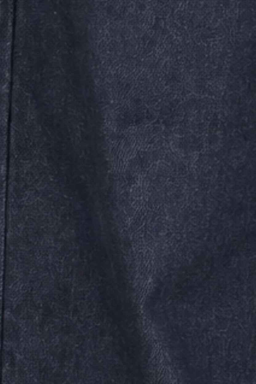 Mens Barrel Fit Navy Solid Jeans - Image 8