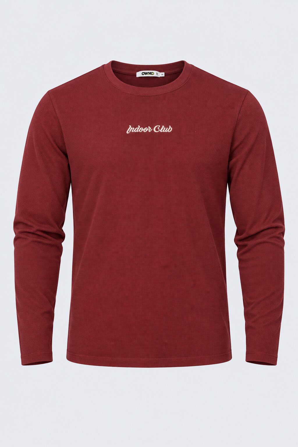 Mens Regular Fit Maroon Typographic T-Shirt - Image 7
