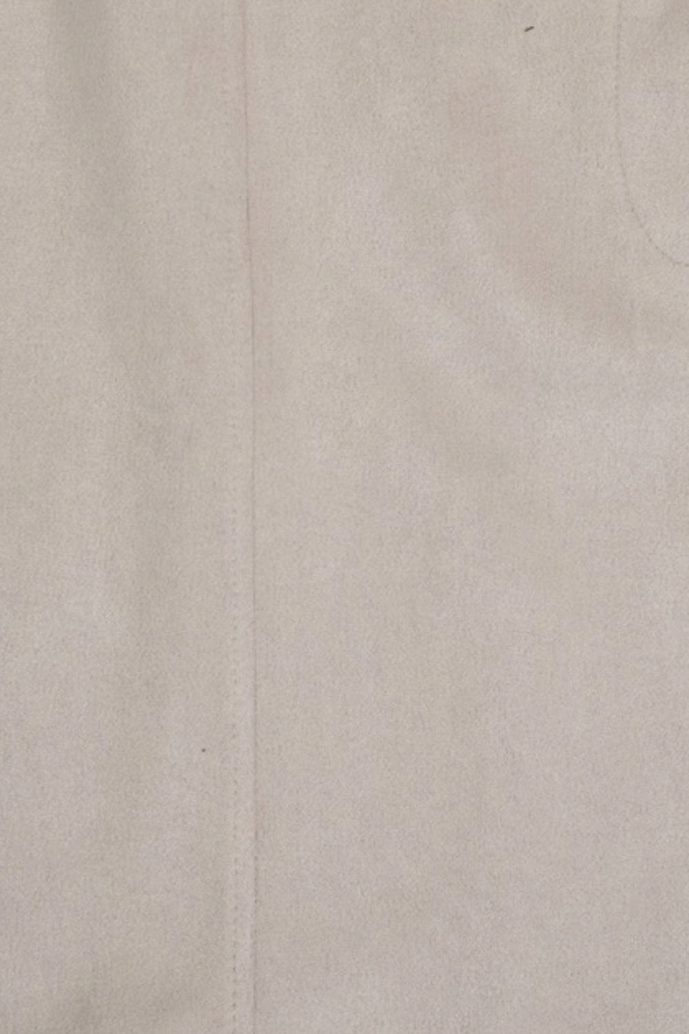 Womens Cream Suede Belted Mini Skirt - Image 8