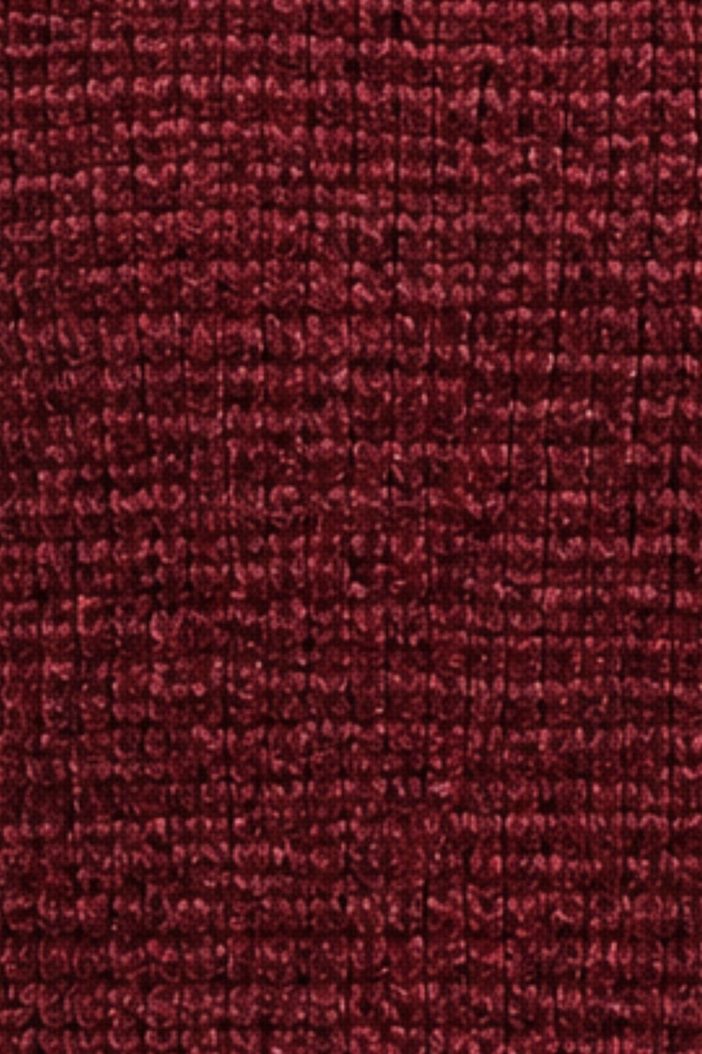 Womens Regular Fit Maroon Self Design Sweater - Image 8