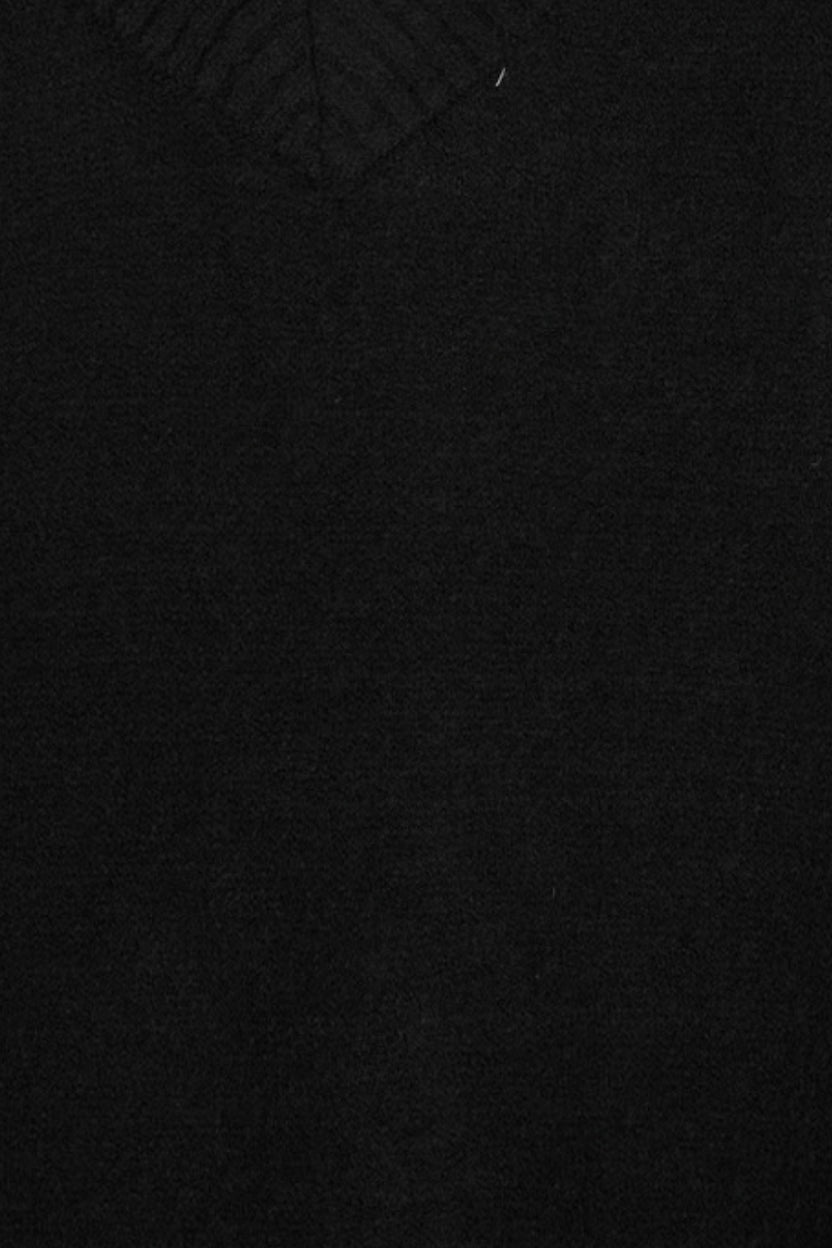 Womens Black Layered Shirt Knit Vest - Image 8