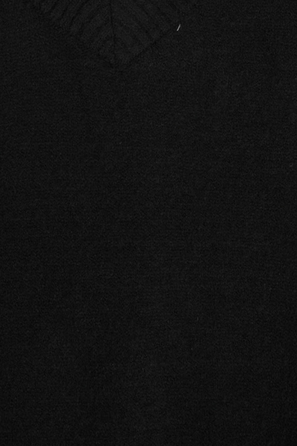Womens Black Layered Shirt Knit Vest - Image 8