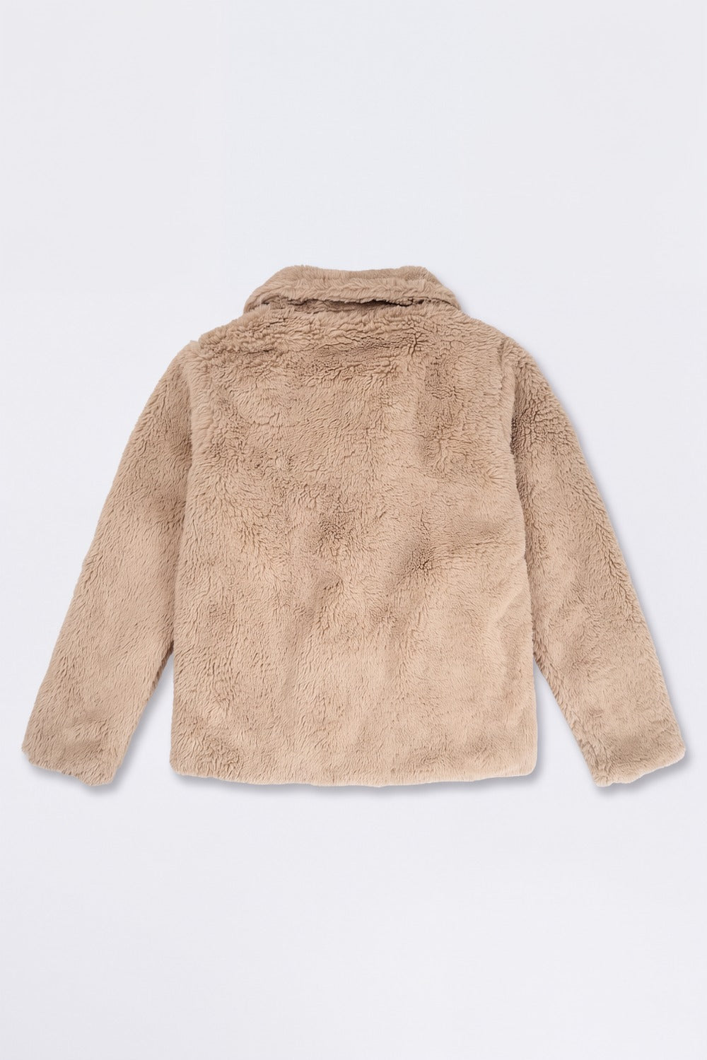 Tweens Girls Embellished Teddy Fur Jacket - Image 3